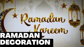 Ramadan decoration 2023