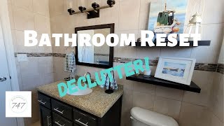 Bathroom Reset/Declutter/Expiry Dates