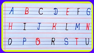 Abcd | abc | एबीसीडी | handwriting | how to write capital letters | alphabets | english handwriting