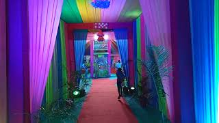 Veti mandap decoration || Hardiki mandap decoration talwada