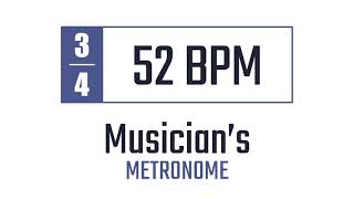 52 BPM - 3/4 - Metronome