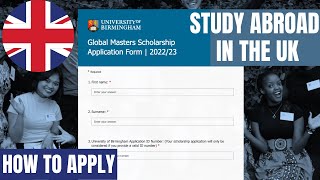 2022-2023 Global Masters Scholarships for international students in the United Kingdom