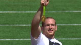 Kyle Snyder Recognized at Ohio State Football Half-Time