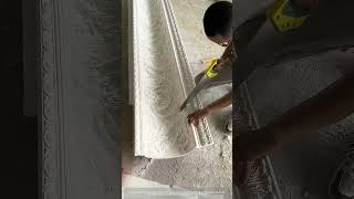 Use A Simple Handsaw To Cut Plaster Plate Line !