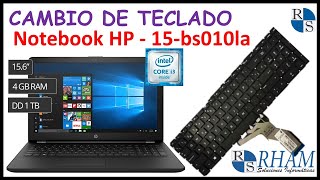 ✅💥Como CAMBIAR el TECLADO de NOTEBOOK HP-15-BS010LA | Como quitar el teclado remachado de una laptop