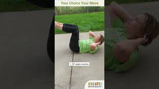 Our ab muscles help us with so much, including the ability to sit up! #yourchoiceyourmove