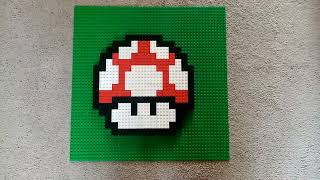 Lego mushroom pixel art