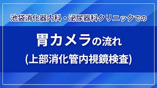 池袋消化器内科・泌尿器科クリニックでの胃カメラの動画です。