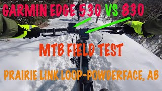 Prairie Link Loop, Powderface, AB | Winter FatBiking| 2021 Norco Bigfoot 2 | Garmin Edge 530 vs 830