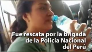 Serumista fue rescatada de zona de desastre