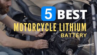 ⭕ Top 5 Best Motorcycle Lithium Battery 2024 [Review and Guide]