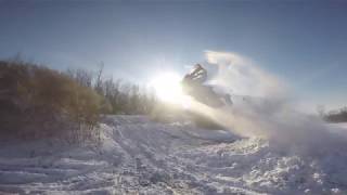 Building Snowmobile Jumps w/ Kubota