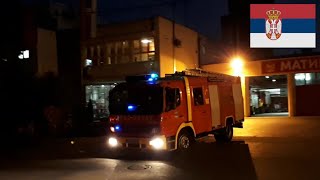 MB Atego Fire Truck Responding! | FRB Belgrade