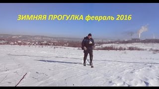 ЗИМНЯЯ ПРОГУЛКА февраль 2016