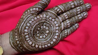 हथेली की आसान मेहंदी।।Palm Mehndi।।Very Simple Easy Hand Mehandi