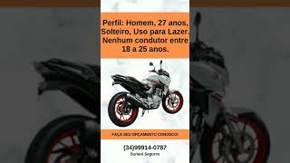 Honda CB Twister 2020 Seguro Furto e Roubo Suhai Seguradora #shorts