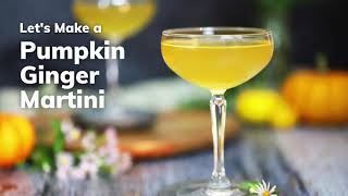 Pumpkin Ginger Martini :: Homemade Happy Hour