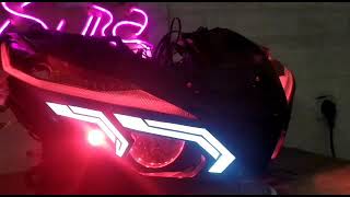 headlamp Lazy custom vario