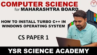 How to install turbo C++ In Windows Operating System | Maharashtra Board | Class 12