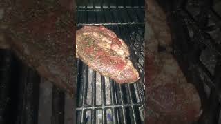 grilling ribeye on the propane bbq AAA RIBEYE CANADIAN STEAK