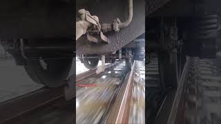 Raining wheels, water drops on track || #railway #bangladesh_railway #train #railroad