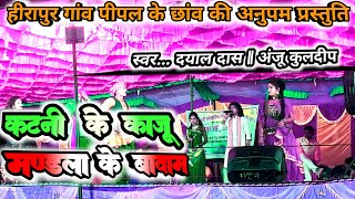 कटनी के काजू मंडला के बादाम | Katni Ke Kaju Mandla Ke Badam | dayaldas | Anju Kuldeep stage program