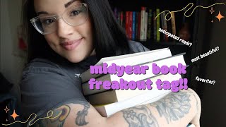 midyear book freakout tag!! 😆 | first year doing this tag!