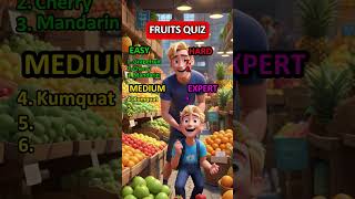 How well do you know fruits? #shorts #quiz #trivia