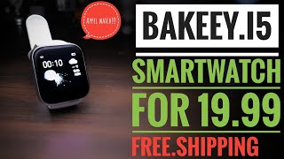 Bakeey I5 Continuous Heart Rate O2 Monitor WhatsApp Caller ID Reminder Full Metal Body Smart Watch