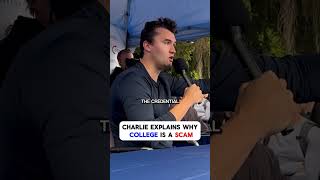 The Issue With College Education... #charliekirk #shortsfeed #tpusa