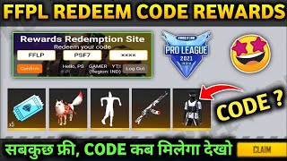 Free Fire Pro League Rewards ll Pro League Free Rewards ll Reedem Kode today Free Fire ll New Event