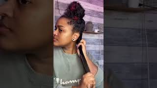 1 min curly hair routine - #youtubeshorts #shorts