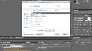 0107 Exporting your Video (After Effects)