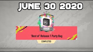 BEST OF RELEASE 1 PARTY BAG SBC (CHEAPEST SOLUTION - FIFA 20 ULTIMATE TEAM)