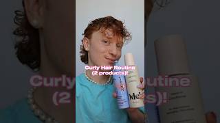 Curly Hair Routine with just 2 products 🤩☺️➰ #curlyhair #curls #hairroutine #haircare