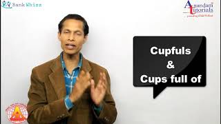 Difference between Cupfuls and Cups full of