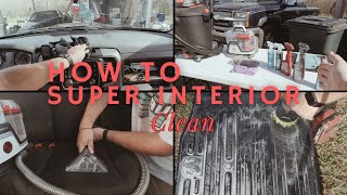 How to SUPPER clean your interior in any car (Vary Detailed)