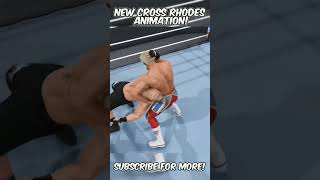 NEW CROSS RHODES ANIMATION FOUND IN WWE 2K23! #shorts #viral #wwe2k23