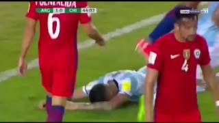 ملخص مباراة اﻻرجنتين وتشيلي    تصفيات كأس العالم 2018   HD