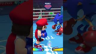 Mario & Sonic At The Olympic Games Tokyo 2020 Event Boxing Mario vs Sonic #Shorts