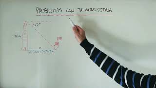 PROBLEMAS CON TRIGONOMETRÍA