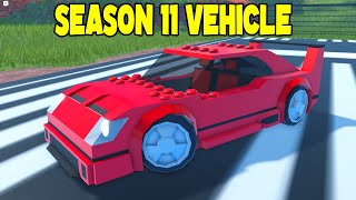 JAILBREAK SEASON 11 VEHICLE (Jailbreak Bloxy)