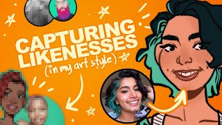 I TRIED DRAWING YOUR FACES! | Capturing Likenesses in my Art Style | #drawmyfaceDWW