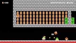 My Super Mario Maker Courses - Jr. Escapes from being Grounded