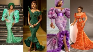 Nigerian lace styles 2024