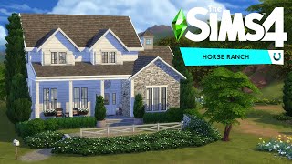 Modern Farm House || The Sims 4 Horse Ranch: Speed Build