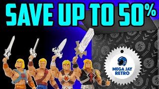 Mattel Creations Warehouse Sale - Masters of the Universe Clearance - Mega Jay Retro