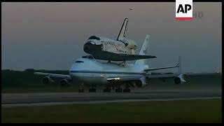 Space shuttle Discovery last take-off (17 Apr 2012)