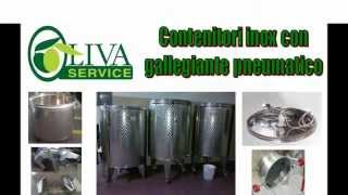 www.olivaservice.it - Contenitori in acciaio inox per olio, vino, grano, etc