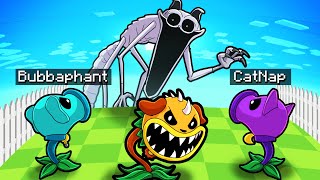 Nightmare Catnap PLANTS vs ZOMBIES!! (Minecraft)